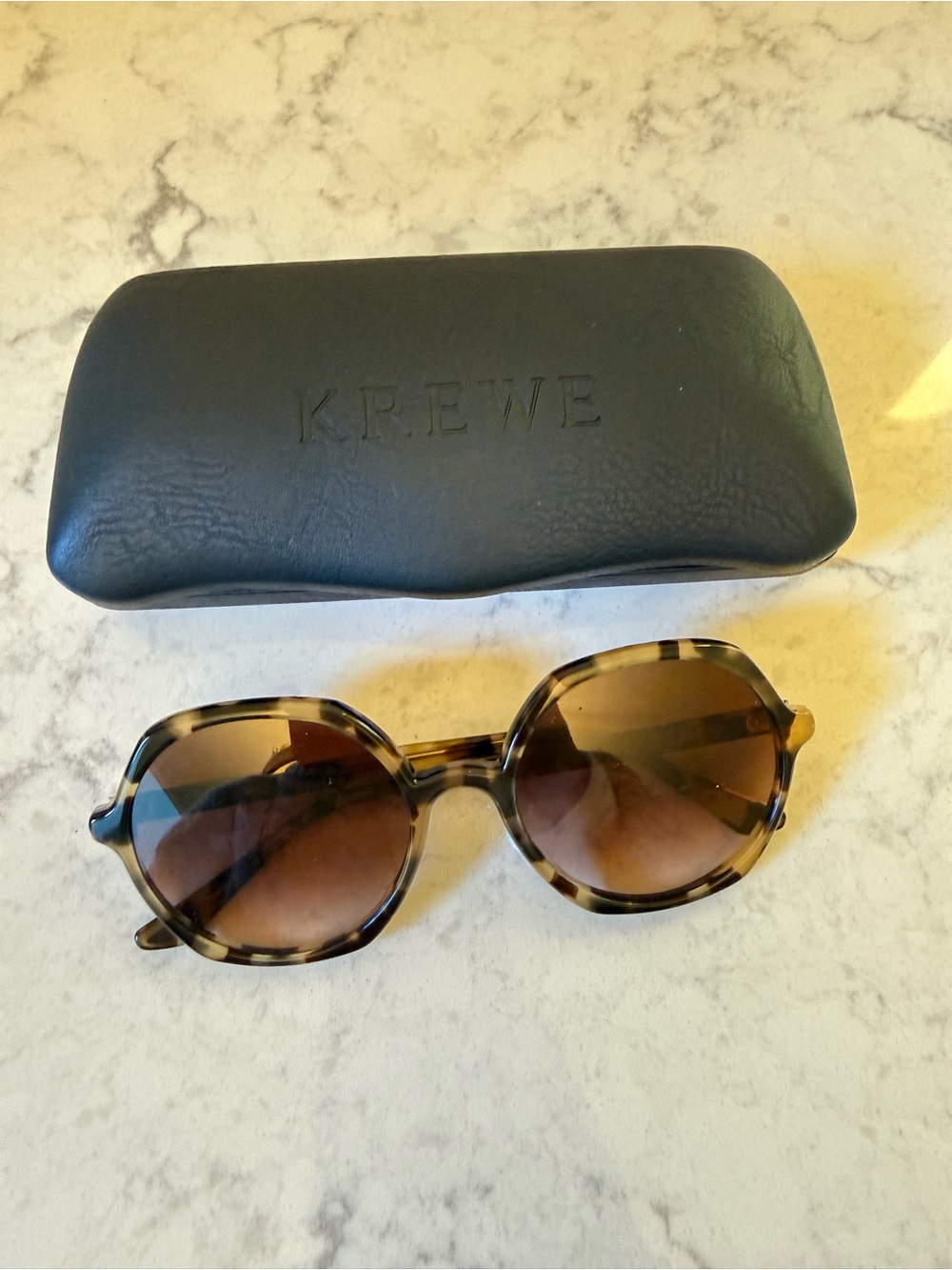 KREWE Sophia Tortoise Sunglasses